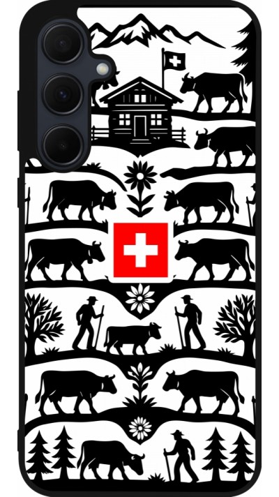 Samsung Galaxy A56 Case Hülle - Silikon schwarz Poya Schweiz 3