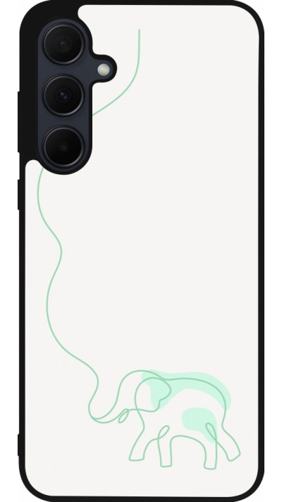 Samsung Galaxy A56 Case Hülle - Silikon schwarz Spring 23 baby elephant