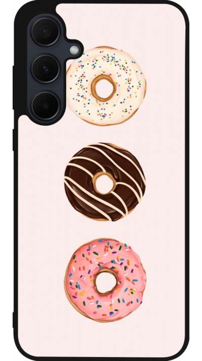 Samsung Galaxy A56 Case Hülle - Silikon schwarz Spring 23 donuts