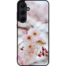 Samsung Galaxy A56 Case Hülle - Silikon schwarz Cherry tree Spring 2026