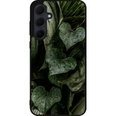 Samsung Galaxy A56 Case Hülle - Silikon schwarz Spring 23 fresh plants