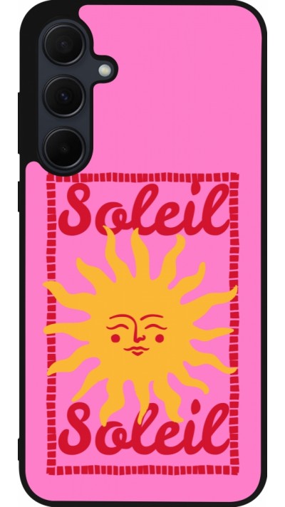 Samsung Galaxy A56 Case Hülle - Silikon schwarz Sun sun 2026