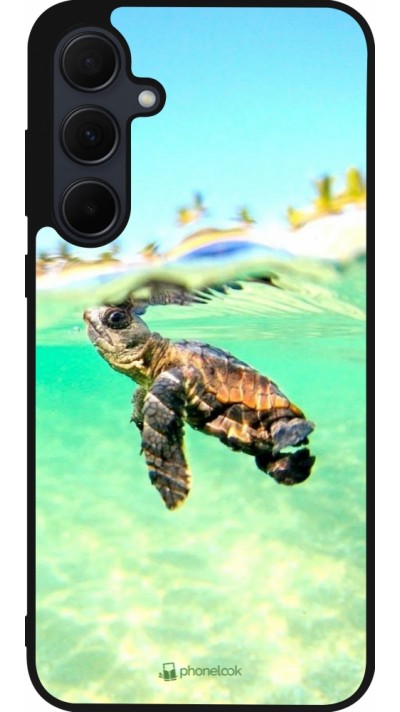 Samsung Galaxy A56 Case Hülle - Silikon schwarz Turtle Underwater
