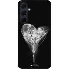 Samsung Galaxy A56 Case Hülle - Silikon schwarz Valentine 2022 Black Smoke