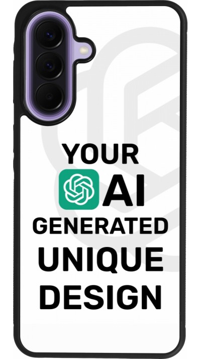 Samsung Galaxy A57 5G Case Hülle - Silikon schwarz Weltweit einzigartig erstellt dank Deiner Kreativität und künstlicher Intelligenz (KI)