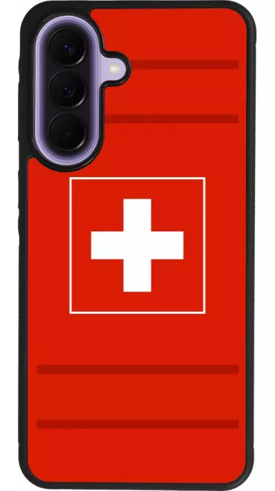 Samsung Galaxy A57 5G Case Hülle - Silikon schwarz Euro 2020 Switzerland