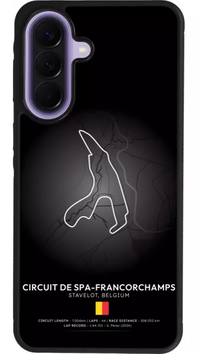 Samsung Galaxy A57 5G Case Hülle - Silikon schwarz F1 Track 2025 Belgium