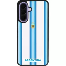 Samsung Galaxy A57 5G Case Hülle - Silikon schwarz Argentinien 2026 personalisierbares Fussballtrikot