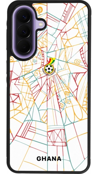 Samsung Galaxy A57 5G Case Hülle - Silikon schwarz Ghana 2026 personalisierbares Fussballtrikot