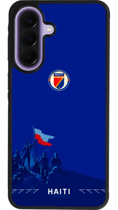 Samsung Galaxy A57 5G Case Hülle - Silikon schwarz Haiti 2026 personalisierbares Fussballtrikot