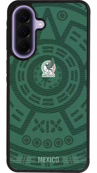 Samsung Galaxy A57 5G Case Hülle - Silikon schwarz Mexiko 2026 personalisierbares Fussballtrikot