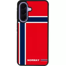 Samsung Galaxy A57 5G Case Hülle - Silikon schwarz Norwegen 2026 personalisierbares Fussballtrikot