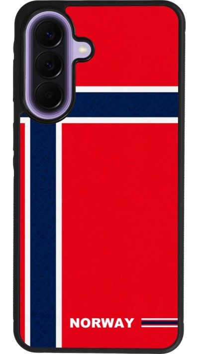 Samsung Galaxy A57 5G Case Hülle - Silikon schwarz Norwegen 2026 personalisierbares Fussballtrikot