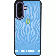 Samsung Galaxy A57 5G Case Hülle - Silikon schwarz Demokratische Republik Kongo 2026 personalisierbares Fussballtrikot