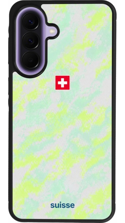 Samsung Galaxy A57 5G Case Hülle - Silikon schwarz Schweiz Away 2026 personalisierbares Fussballtrikot