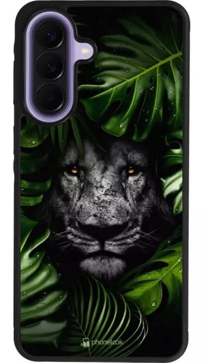 Samsung Galaxy A57 5G Case Hülle - Silikon schwarz Forest Lion