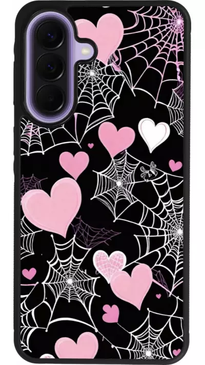 Samsung Galaxy A57 5G Case Hülle - Silikon schwarz Halloween 2024 girly