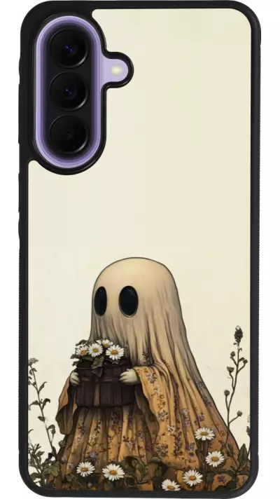 Samsung Galaxy A57 5G Case Hülle - Silikon schwarz Halloween 2025 Ghost gardener