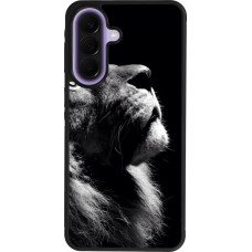 Samsung Galaxy A57 5G Case Hülle - Silikon schwarz Lion looking up