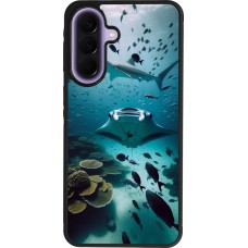 Samsung Galaxy A57 5G Case Hülle - Silikon schwarz Manta Lagune Reinigung