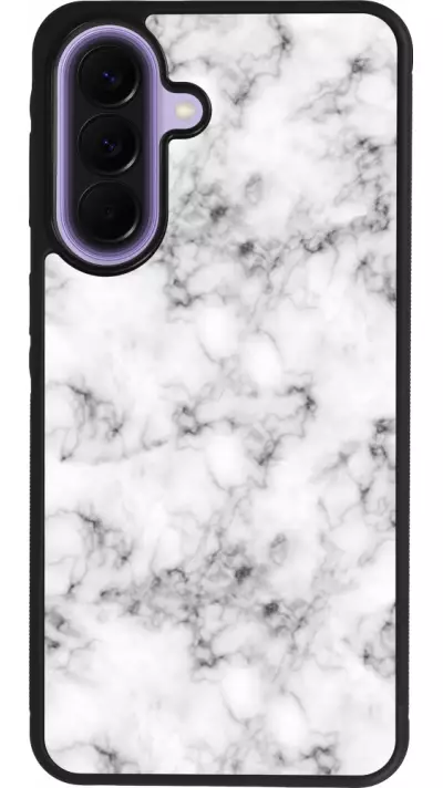 Samsung Galaxy A57 5G Case Hülle - Silikon schwarz Marble 01