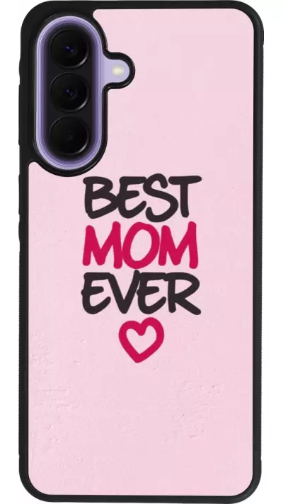 Samsung Galaxy A57 5G Case Hülle - Silikon schwarz Mom 2023 best Mom ever pink