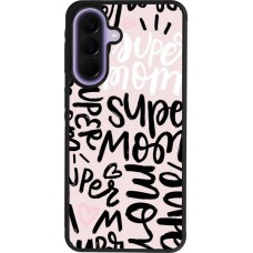 Samsung Galaxy A57 5G Case Hülle - Silikon schwarz Mom 2024 Super mom