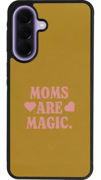 Samsung Galaxy A57 5G Case Hülle - Silikon schwarz Mom 2026 Are Magic