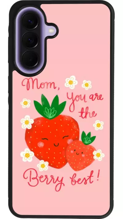 Samsung Galaxy A57 5G Case Hülle - Silikon schwarz Mom 2026 Berry best