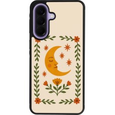 Samsung Galaxy A57 5G Case Hülle - Silikon schwarz Half moon stamp 2026