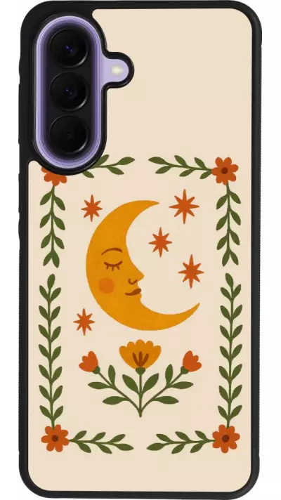 Samsung Galaxy A57 5G Case Hülle - Silikon schwarz Half moon stamp 2026