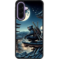 Samsung Galaxy A57 5G Case Hülle - Silikon schwarz Ninja unter dem Mond