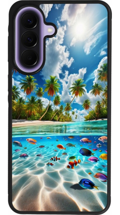 Samsung Galaxy A57 5G Case Hülle - Silikon schwarz Strandparadies