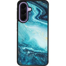 Samsung Galaxy A57 5G Case Hülle - Silikon schwarz Sea Foam Blue
