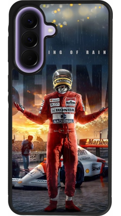 Samsung Galaxy A57 5G Case Hülle - Silikon schwarz Senna The King of Rain