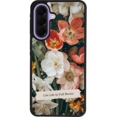 Samsung Galaxy A57 5G Case Hülle - Silikon schwarz Full Bloom Spring 2026