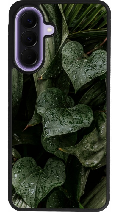 Samsung Galaxy A57 5G Case Hülle - Silikon schwarz Spring 23 fresh plants