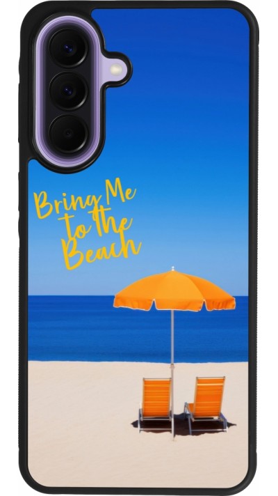Samsung Galaxy A57 5G Case Hülle - Silikon schwarz Summer 2025 Bring me to the beach