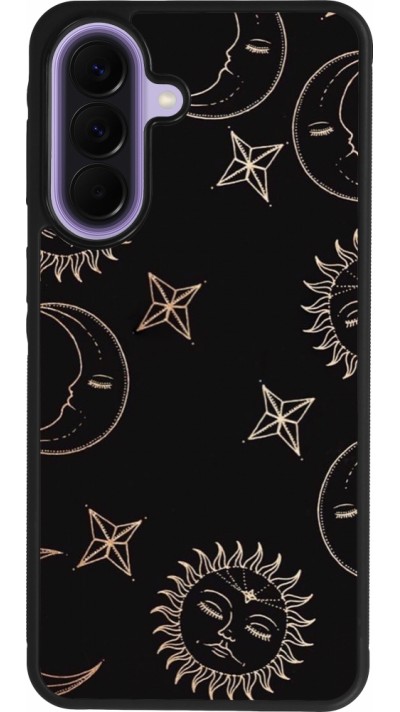Samsung Galaxy A57 5G Case Hülle - Silikon schwarz Suns and Moons