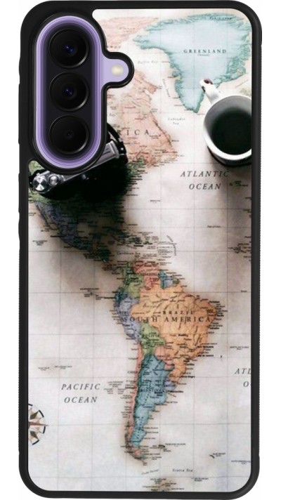 Samsung Galaxy A57 5G Case Hülle - Silikon schwarz Travel 01