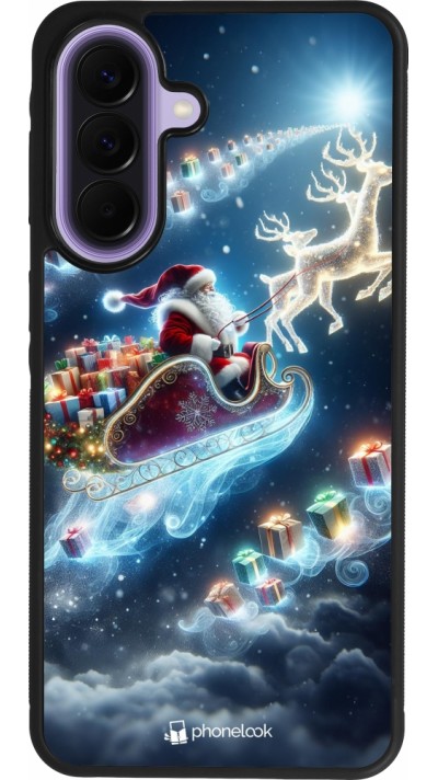 Samsung Galaxy A57 5G Case Hülle - Silikon schwarz Weihnachten 2023 Verzauberter Weihnachtsmann