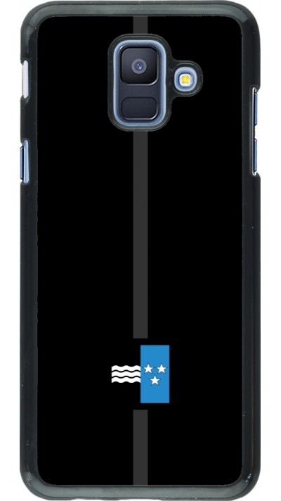 Samsung Galaxy A6 Case Hülle - Kanton AG schwarz