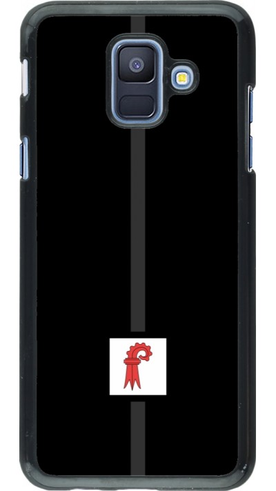 Samsung Galaxy A6 Case Hülle - Kanton BL schwarz