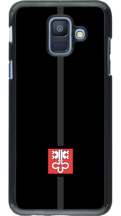 Samsung Galaxy A6 Case Hülle - Kanton NW schwarz