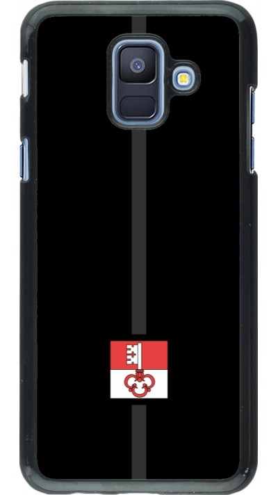 Samsung Galaxy A6 Case Hülle - Kanton OW schwarz