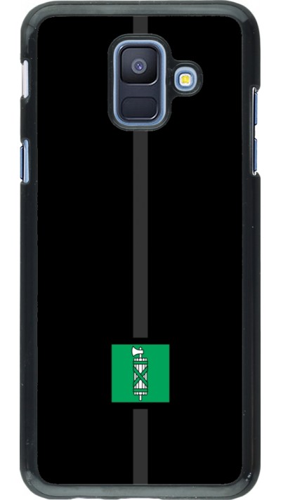 Samsung Galaxy A6 Case Hülle - Kanton SG schwarz