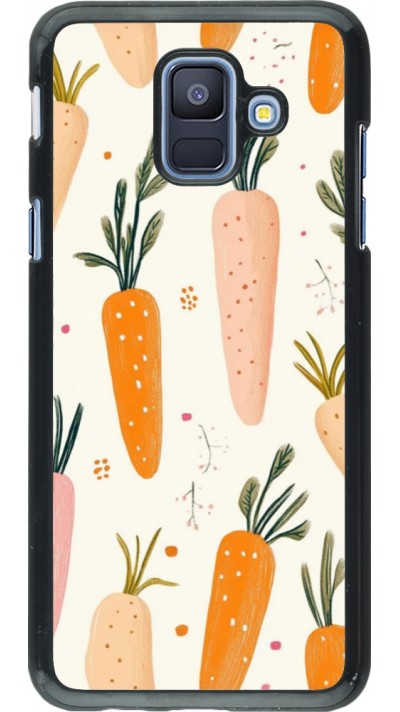 Samsung Galaxy A6 Case Hülle - Easter 2026 Illustration carrots