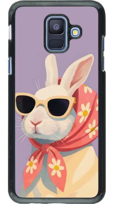 Samsung Galaxy A6 Case Hülle - Easter 2026 Rabbit with scarf