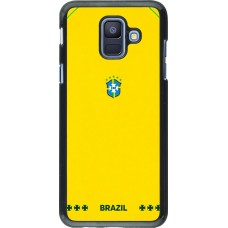 Samsung Galaxy A6 Case Hülle - Brasilien 2026 personalisierbares Fussballtrikot