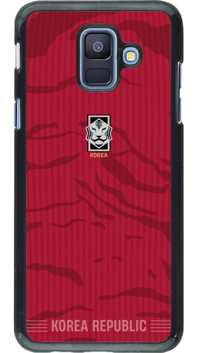 Samsung Galaxy A6 Case Hülle - Südkorea 2026 personalisierbares Fussballtrikot